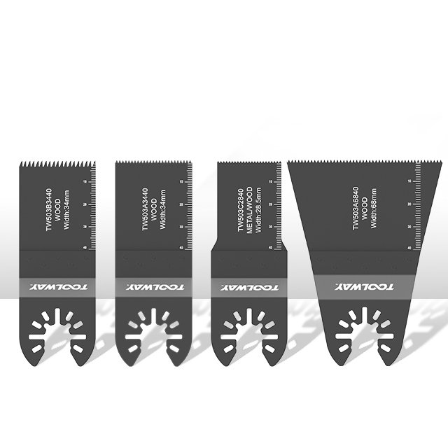 4pcs Carpenters Blade Set Multi Tool Blade
