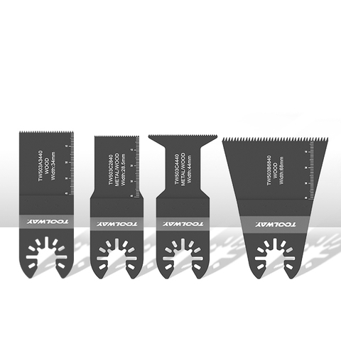 4pcs Electrician's Blade Set Multi Tool Saw Blade